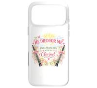 Carcasa para iPhone 17 Pro MAX Clarinete Clarinetista Jugador Músico Pascua Jesús Chica Mujeres
