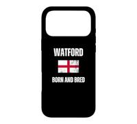 Carcasa para iPhone 17 Pro MAX Clásico Watford Born and Bred England Flag Hombres Mujeres Niños