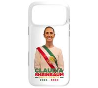 Carcasa para iPhone 17 Pro MAX Claudia Sheinbaum Presidenta México Banda Bandera 2024 2030