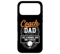 Carcasa para iPhone 17 Pro MAX Coach Dad Like A Normal Dad Only Cooler Baseball Sports