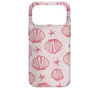 Carcasa para iPhone 17 Pro MAX Coastal Beach Summer Ocean Seashell Aesthetic Pink