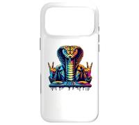 Carcasa para iPhone 17 Pro MAX Cobra DJ Vibes - Veneno de neón, Bombo con Capucha y Ritual de bajo