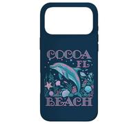 Carcasa para iPhone 17 Pro MAX Cocoa Beach FL Delfines Amante Colorido Souvenir DE Playa
