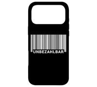 Carcasa para iPhone 17 Pro MAX Código de Barras inestimable.