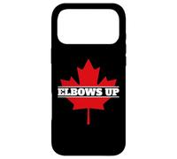 Carcasa para iPhone 17 Pro MAX Codos hacia Arriba Orgulloso Bandera Canadiense Fuerte y Libre Fan de Canadá