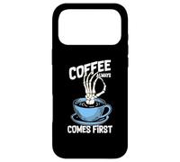 Carcasa para iPhone 17 Pro MAX Coffee Always Come First Funny Cafeine Baristas Coffee Lover