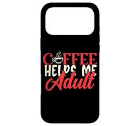 Carcasa para iPhone 17 Pro MAX Coffee Helps Me Adult Mujeres Humor Mamá Hombre Padres Papá Ropa