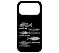 Carcasa para iPhone 17 Pro MAX Colección de Peces fósiles del Eoceno Arte de Paleontología