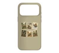 Carcasa para iPhone 17 Pro MAX Colección de Sellos Postales de Dinosaurio prehistórico Vintage