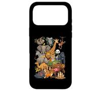 Carcasa para iPhone 17 Pro MAX Collage de Personajes Ultimate Wild Animal Kingdom