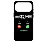 Carcasa para iPhone 17 Pro MAX Colorado Springs está Llamando y Debo IR de Viaje