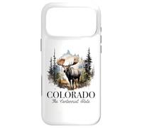Carcasa para iPhone 17 Pro MAX Colorado The Centennial State Moose Senderismo Camping PNW