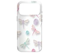 Carcasa para iPhone 17 Pro MAX Colorful Dragonfly Pattern For Women Girls Cute Aesthetic