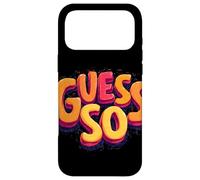 Carcasa para iPhone 17 Pro MAX Colorida declaración de Guess So
