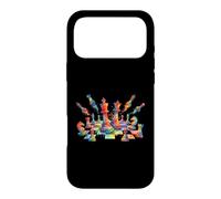 Carcasa para iPhone 17 Pro MAX Colorido Ajedrez Arte Remolino