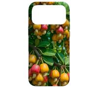 Carcasa para iPhone 17 Pro MAX Colorido árbol frutal de anacardo, diseño botánico de Naturaleza Tropical