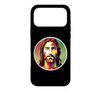 Carcasa para iPhone 17 Pro MAX Colorido Jesucristo Imagen Cara Cristiano Señor Salvador Dios