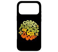 Carcasa para iPhone 17 Pro MAX Come & Knock On Our Door Three's Company Groovy Typography