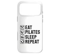 Carcasa para iPhone 17 Pro MAX Comer Pilates Dormir Repetir