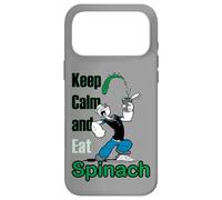 Carcasa para iPhone 17 Pro MAX Cómic Retro de Popeye The Sailor Man Keep Calm & Eat Spinach