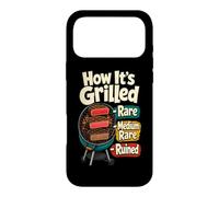 Carcasa para iPhone 17 Pro MAX Cómo se asó a la Parrilla Humor Divertido del bistec Pitmaster