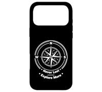 Carcasa para iPhone 17 Pro MAX Compass Adventure Never Lost Explorer Diseño gráfico de Viaje