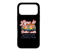 Carcasa para iPhone 17 Pro MAX Computación cuántica/La Vida es Mejor con la computación cuántica