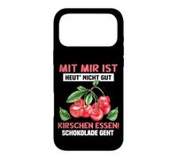Carcasa para iPhone 17 Pro MAX con mí es Hoy ´ Nicht gut Kirschen Essen! El Chocolate va