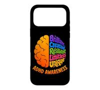 Carcasa para iPhone 17 Pro MAX Conciencia del TDAH Afirmaciones del Trastorno de hiperactividad Cerebral
