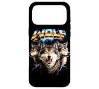 Carcasa para iPhone 17 Pro MAX Concierto Musical Wolf Heavy Metal 80s Animal Rock N Roll