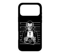 Carcasa para iPhone 17 Pro MAX Conde Drácula Monstruo Vampiro Mugshot