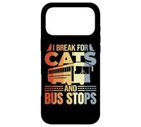 Carcasa para iPhone 17 Pro MAX Conductor de Autobús Gato Broma Transporte Escolar