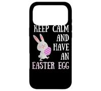 Carcasa para iPhone 17 Pro MAX Conejito de Pascua Keep Calm and Have a Easter Egg