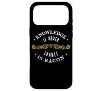 Carcasa para iPhone 17 Pro MAX Conocimiento Divertido Poder Francia Tocino Meme