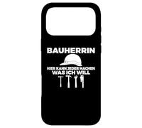 Carcasa para iPhone 17 Pro MAX Construcción de viviendas Constructor Diciendo Accesorio de