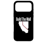 Carcasa para iPhone 17 Pro MAX Construir el Muro California Nevada Funny Anti-California
