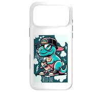 Carcasa para iPhone 17 Pro MAX Cool Skate Dino Baby Dinosaur Cartoon for Kids