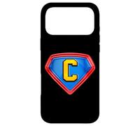 Carcasa para iPhone 17 Pro MAX Cool Super C Alphabet Cute Initial Monogram Letter C Graphic
