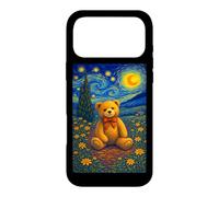 Carcasa para iPhone 17 Pro MAX Cool Teddy Bear in The Starry Night Painting Concept Art
