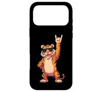 Carcasa para iPhone 17 Pro MAX Cool Tiger Rock On Funny Animal Lover Graphic Gafas de Sol