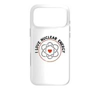 Carcasa para iPhone 17 Pro MAX Corazón de molécula de Signo atómico - Amo a los Maestros de energía Nuclear