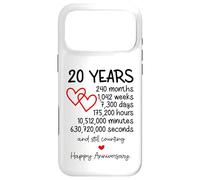 Carcasa para iPhone 17 Pro MAX Corazones entrelazados, símbolo de Amor, romántico, diseño Minimalista