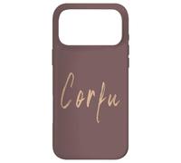Carcasa para iPhone 17 Pro MAX Corfú Grecia Diseño Vintage Elegante