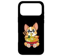 Carcasa para iPhone 17 Pro MAX Corgi-Dog - Cuenco de Sopa de Fideos Ramen Pho Japón Kawaii