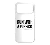 Carcasa para iPhone 17 Pro MAX Corre con un propósito Cristiano Corriendo 1 Corintios 9:26-27