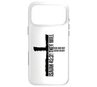 Carcasa para iPhone 17 Pro MAX Correrán y no crecerán cansados Entrenamiento Gimnasio Cruz Cristiano