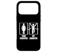 Carcasa para iPhone 17 Pro MAX Corriendo a tu Hija mi Hija Orgulloso papá mamá maratón