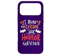 Carcasa para iPhone 17 Pro MAX Corro En Café Y Películas De Terror Divertido Amante del Café