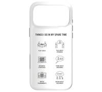 Carcasa para iPhone 17 Pro MAX Cosas Que Hago en mi Tiempo Libre - Amante del ajedrez