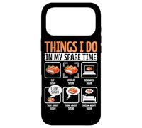 Carcasa para iPhone 17 Pro MAX Cosas Que Hago en mi Tiempo Libre Comer Sushi Mira Sushi Researc